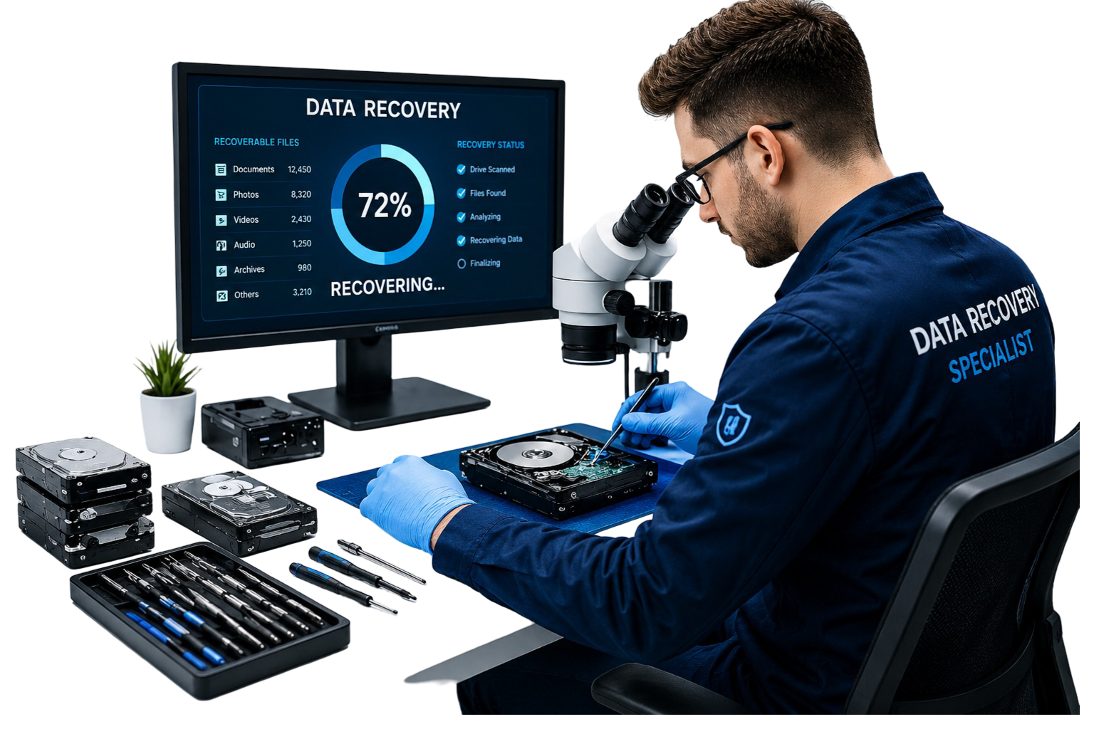 Data Recovery Illustration