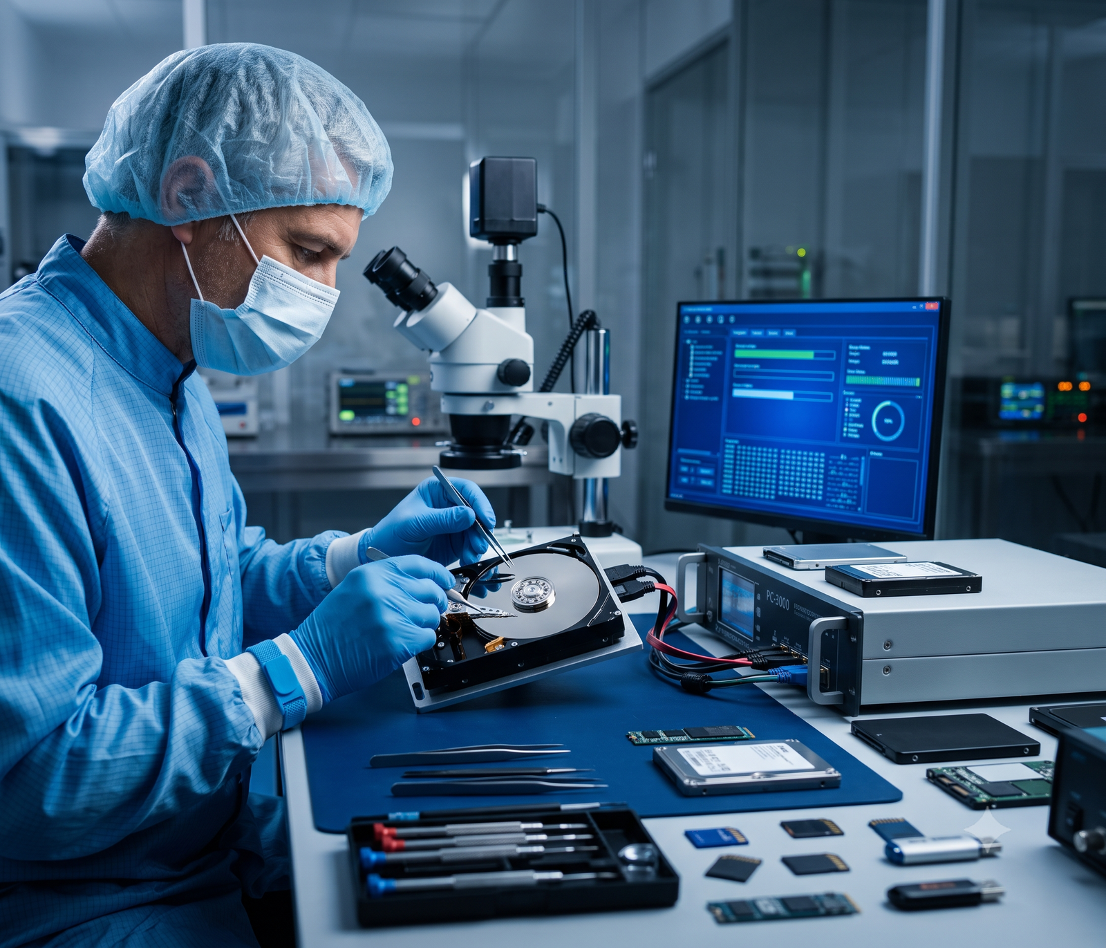Professional Data Recovery Lab